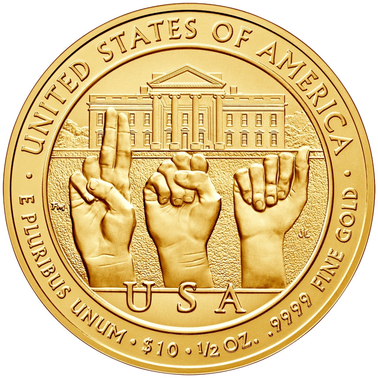 2014 First Spouse Gold Coin Grace Coolidge Uncirculated Reverse