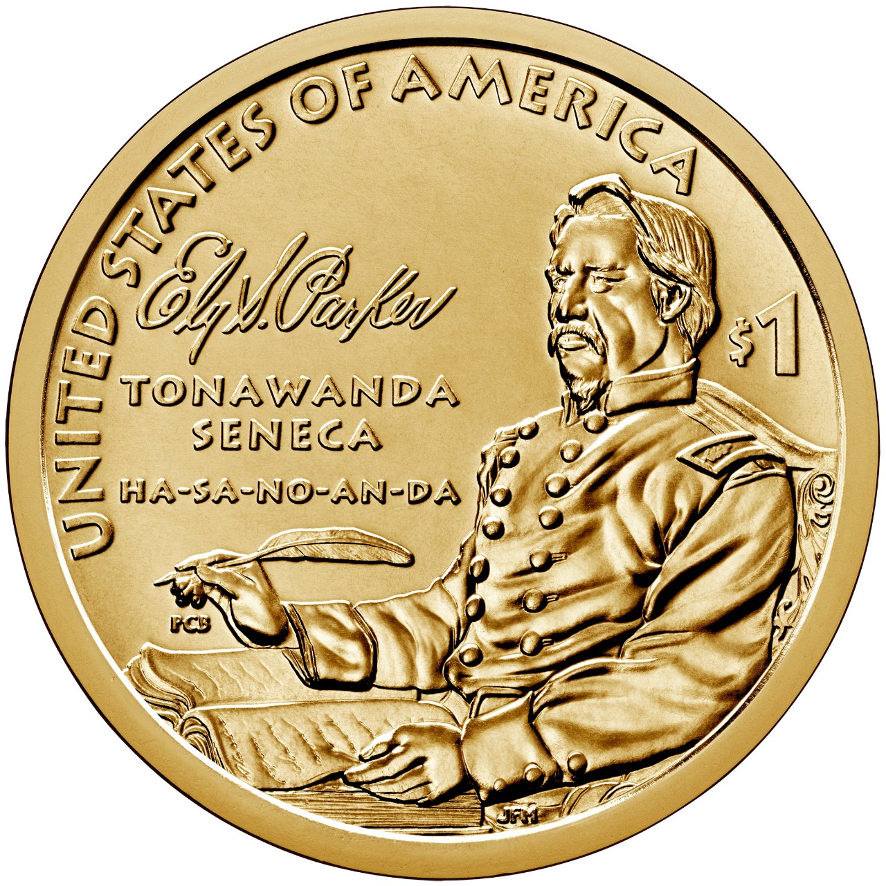 2022 Native American One Dollar Uncirculated Coin Reverse