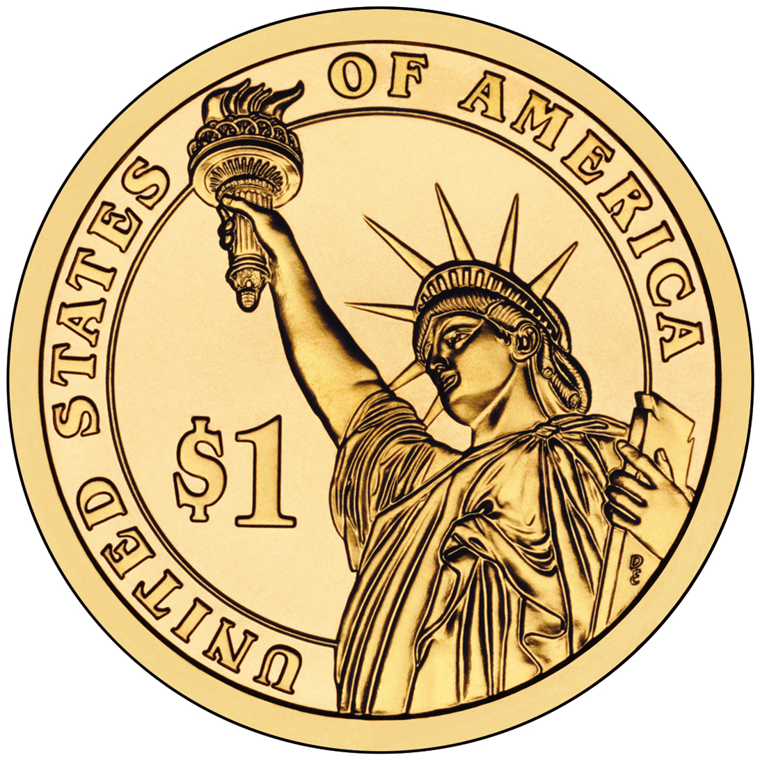 2012 Presidential Dollar Coin Uncirculated Obverse