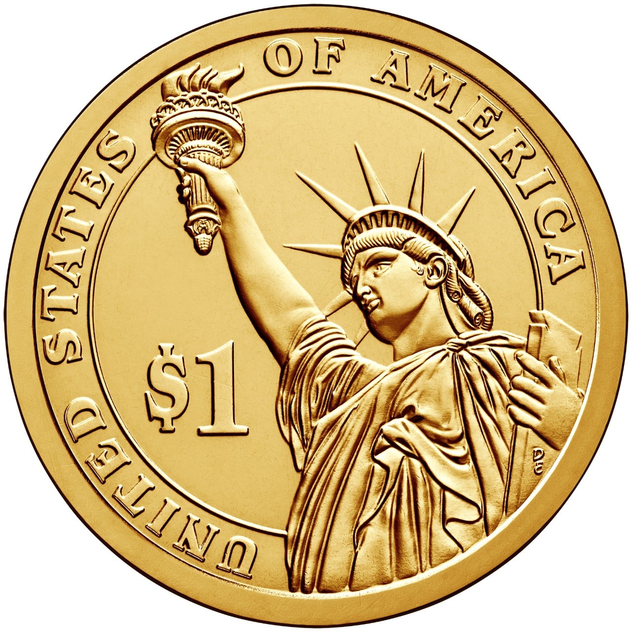 2016 Presidential Dollar Coin Uncirculated Reverse