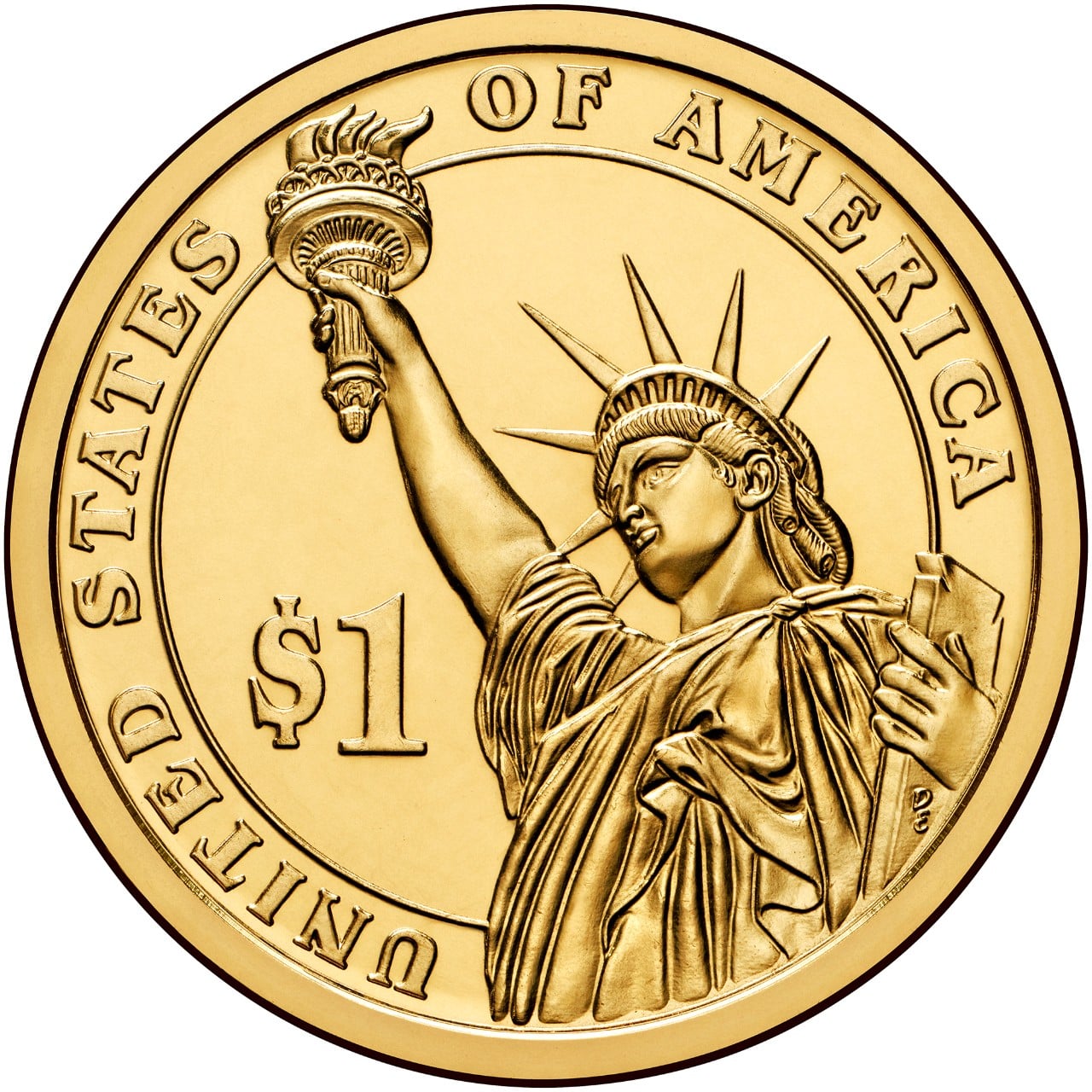 2013 Presidential Dollar Coin Uncirculated Reverse