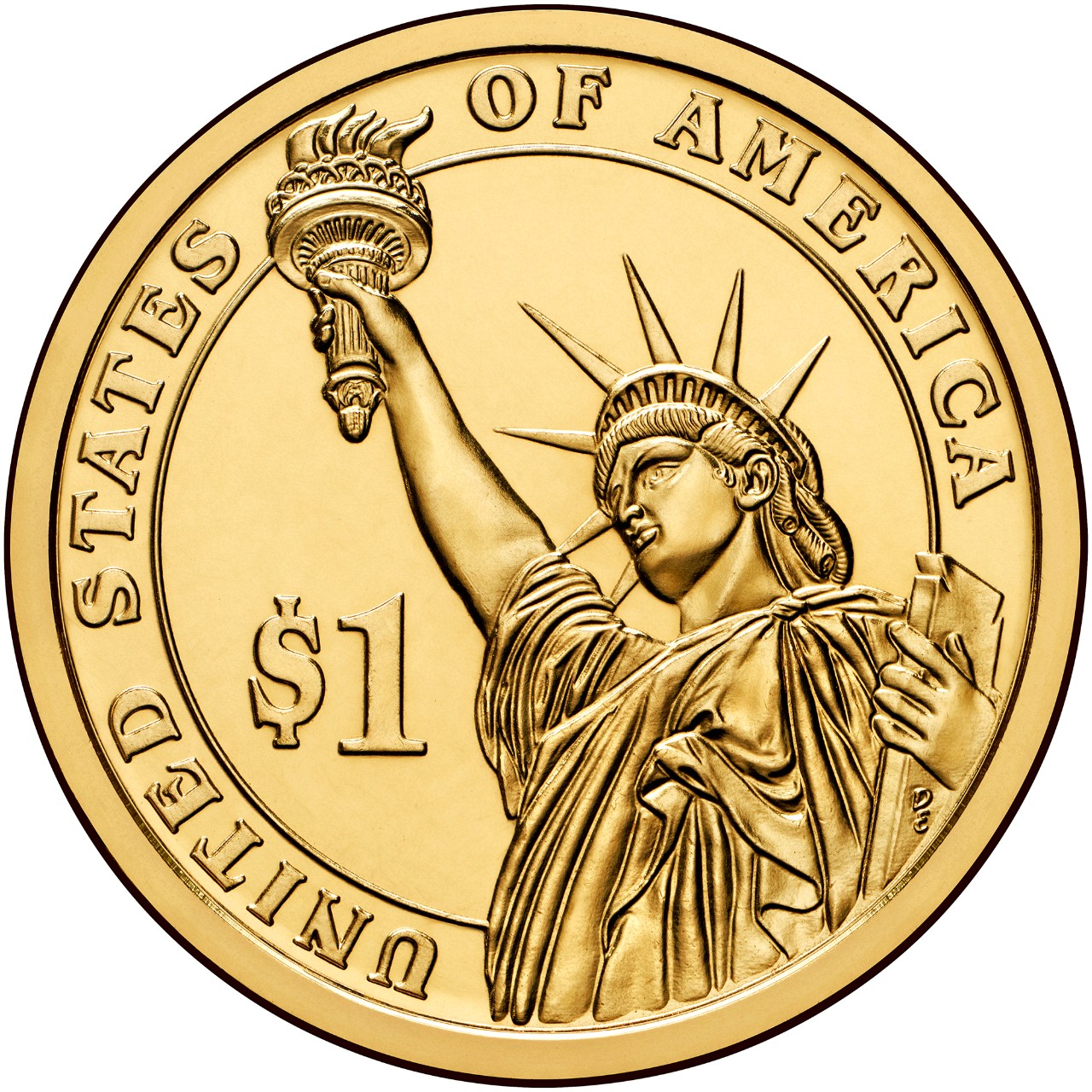 2013 Presidential Dollar Coin Uncirculated Reverse