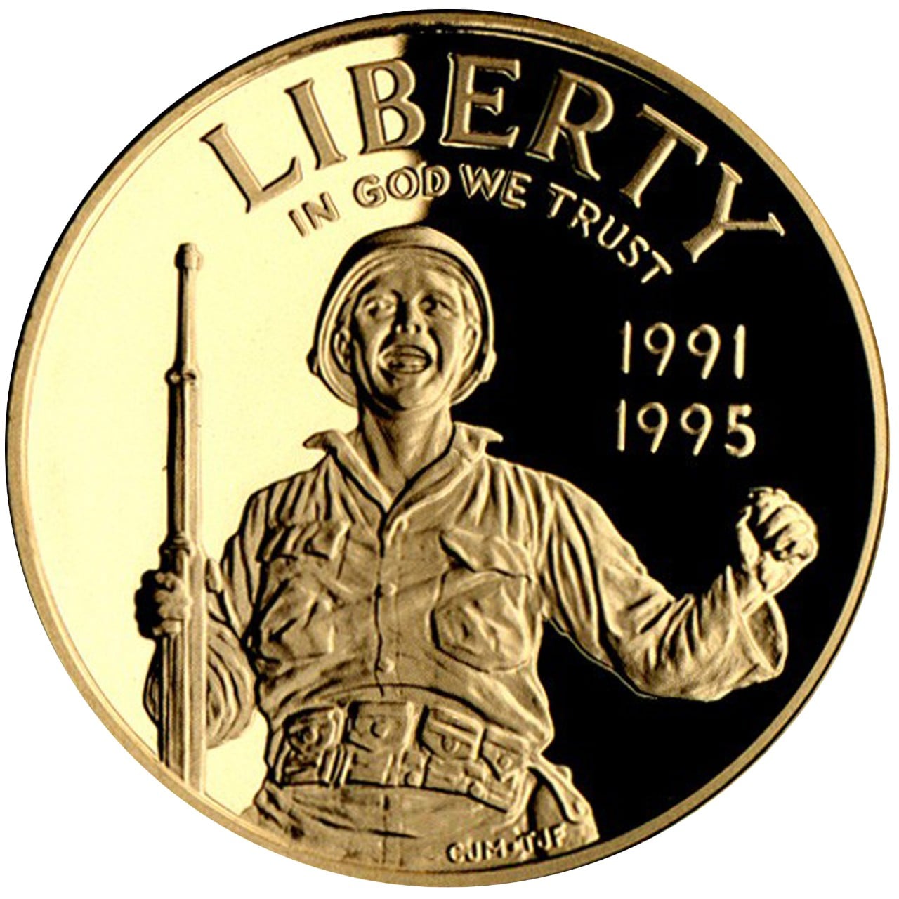 1993 World War II Commemorative Proof Obverse