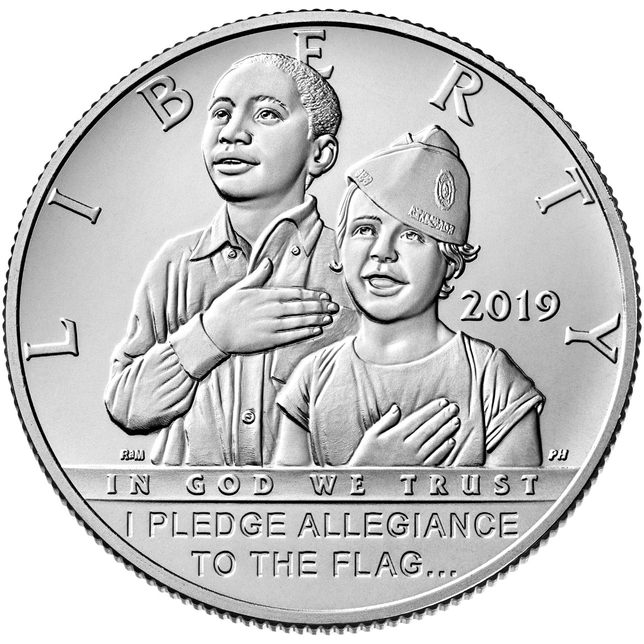 2019 American Legion 100th Anniversary Commemorative Clad Uncirculated Half Dollar Obverse