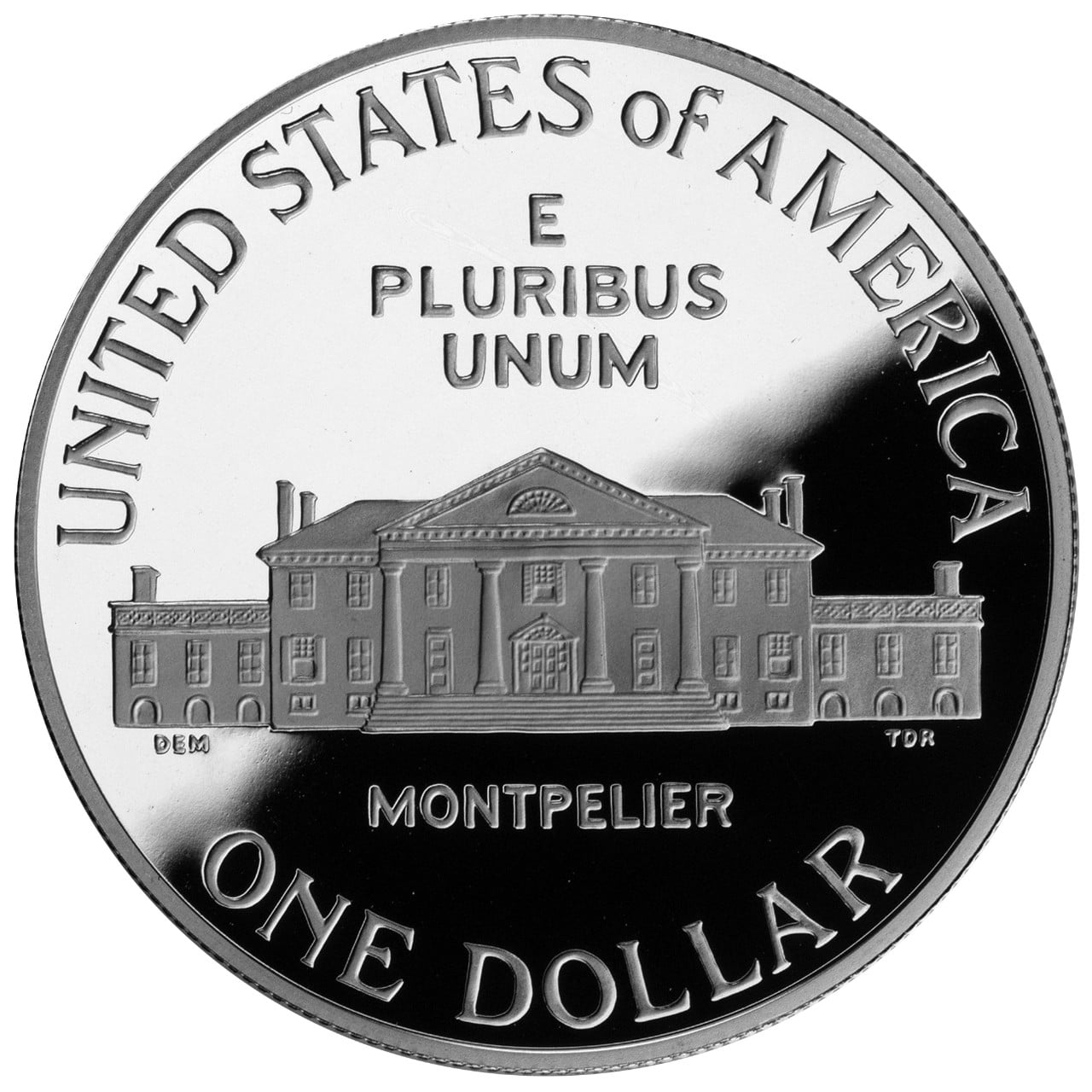 1993 Bill of Rights Silver Dollar Proof Reverse