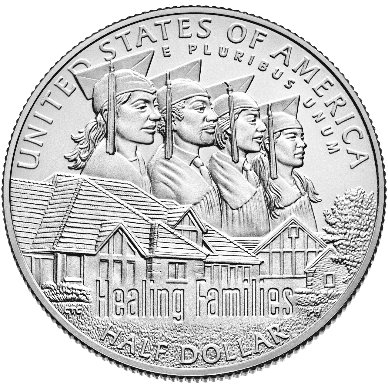 2017 Boys Town Commemorative Clad Uncirculated Reverse