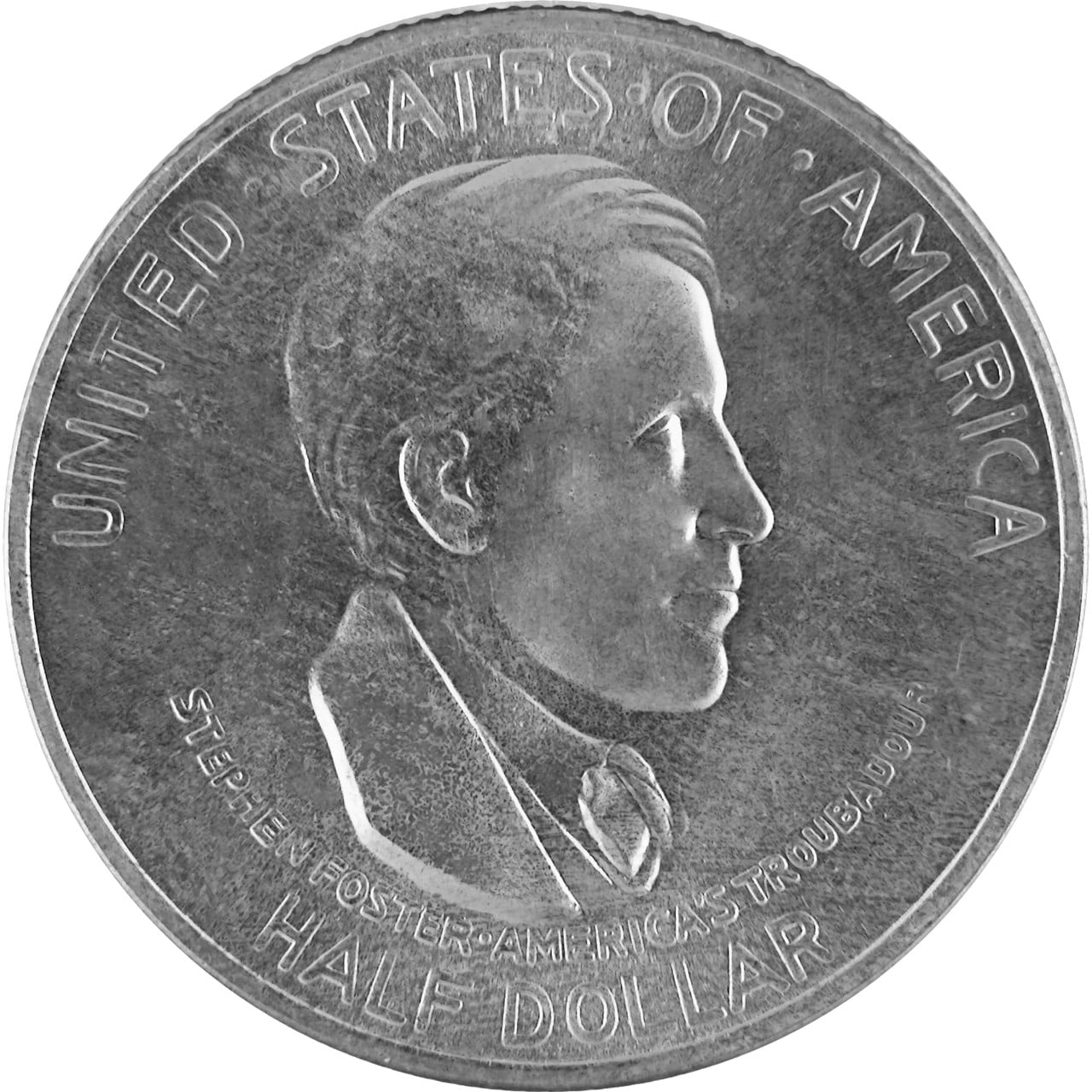 1936 Cincinnati Music Center 50th Anniversary Silver Half Dollar Obverse
