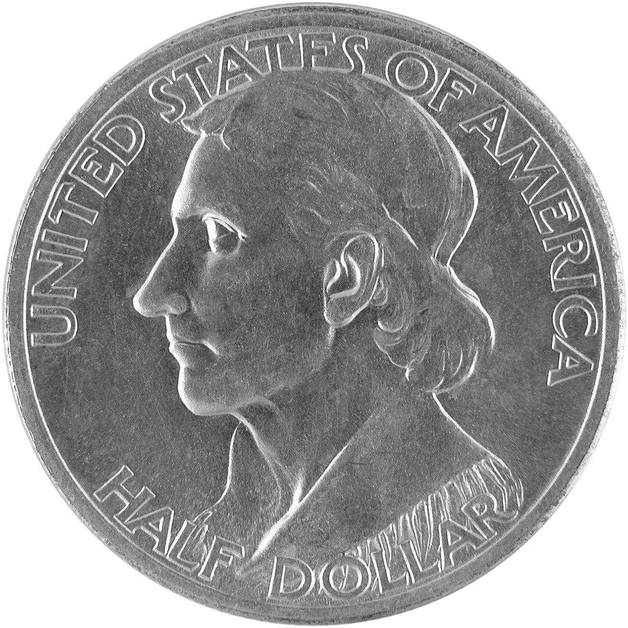 1934 Daniel Boone Bicentennial Silver Half Dollar Obverse