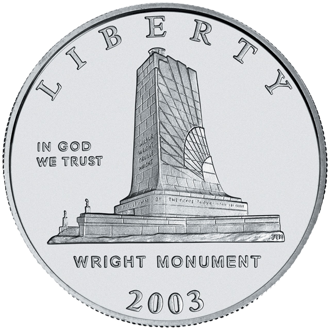 2003 First Flight Centennial Commemorative Clad Half Dollar Uncirculated Obverse