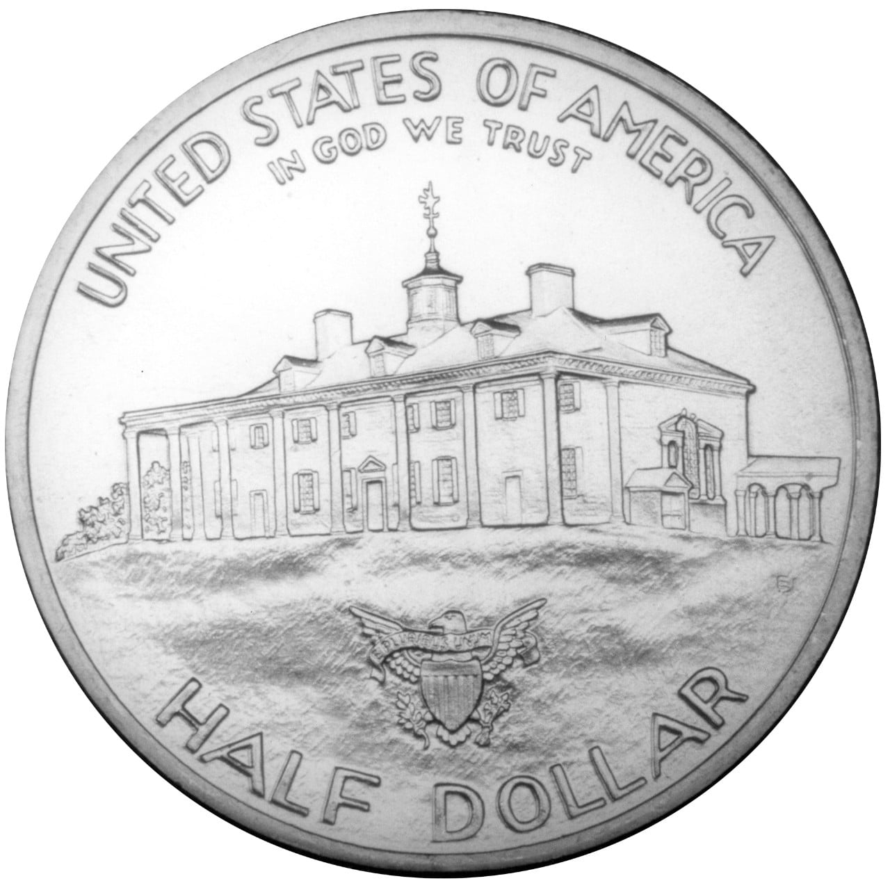 1982 George Washington Commemorative Clad Half Dollar Reverse