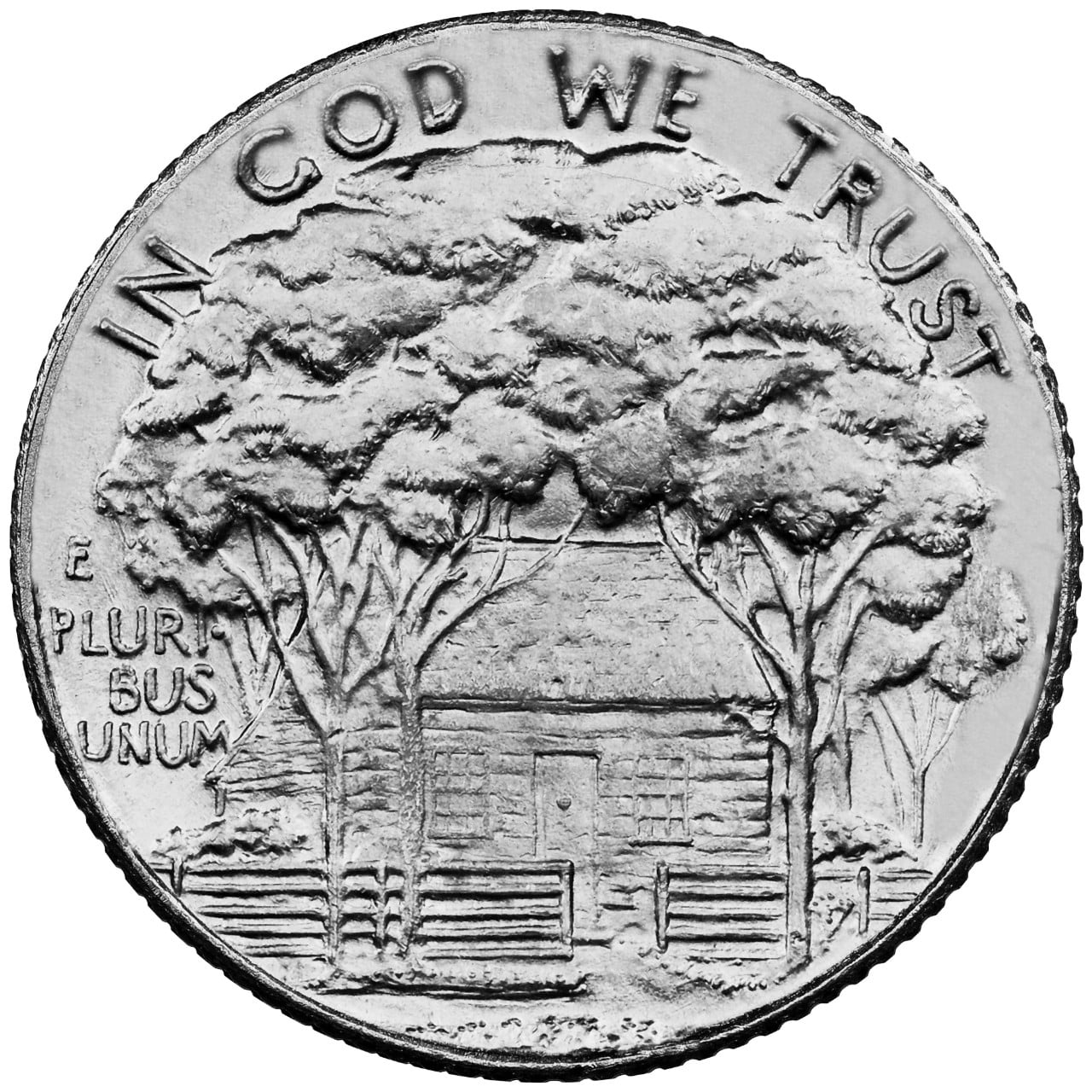 1922 Grant Commemorative Silver Half Dollar Reverse