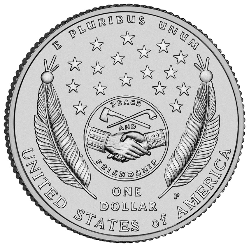 2004 Lewis And Clark Bicentennial Commemorative Silver One Dollar Uncirculated Reverse