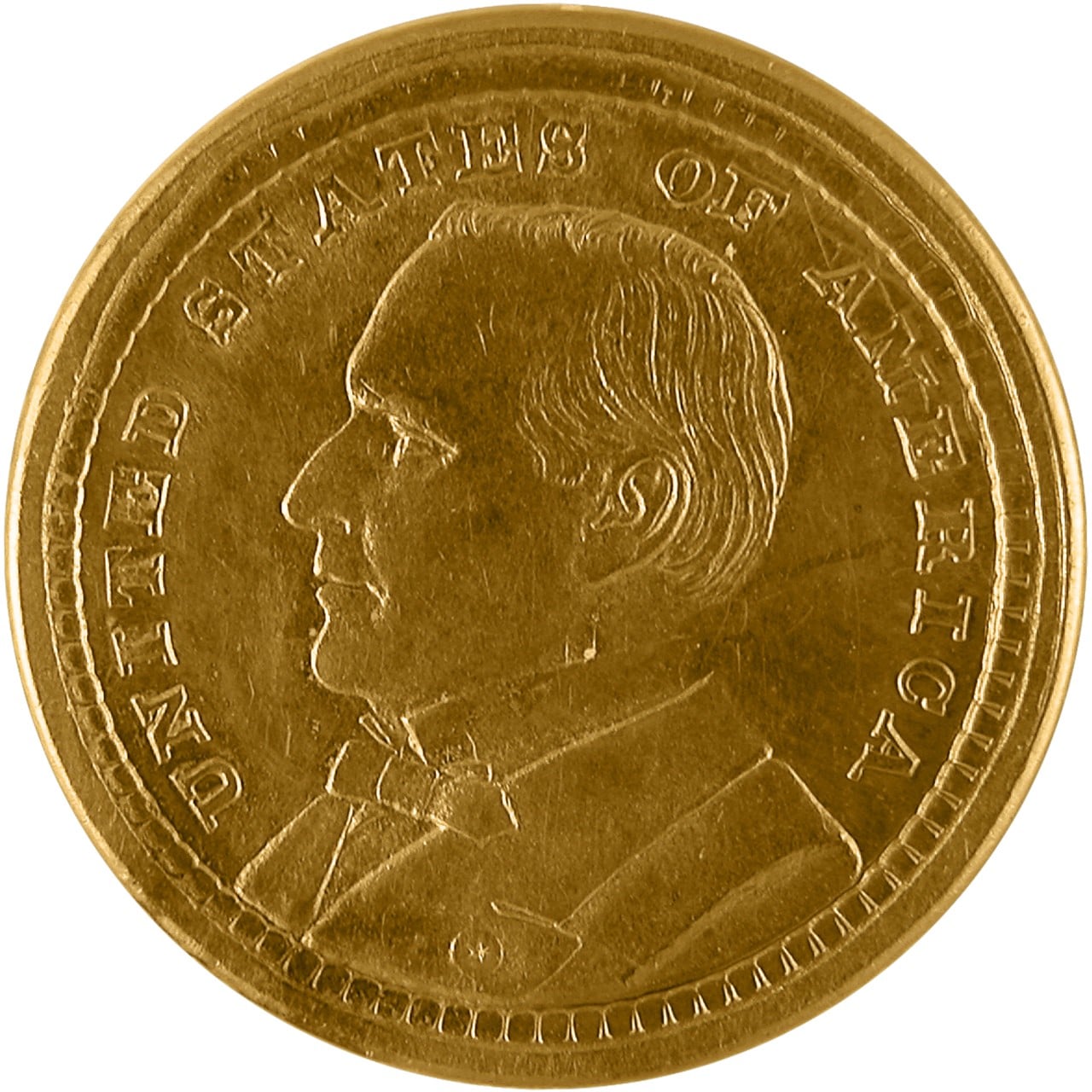 1903 Louisiana Purchase Exposition William Mckinley Gold Dollar Obverse