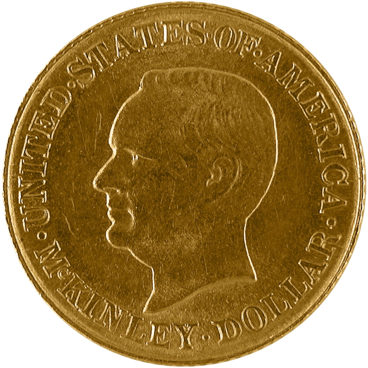 1916 William McKinley Memorial Commemorative Dollar Obverse