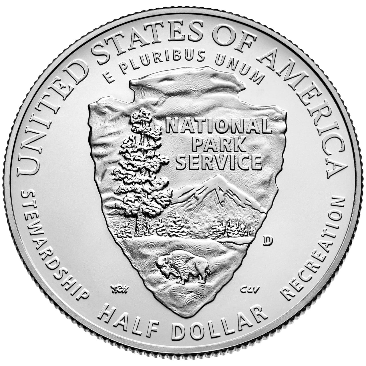 2016 National Park Service Centennial Commemorative Clad Uncirculated Reverse