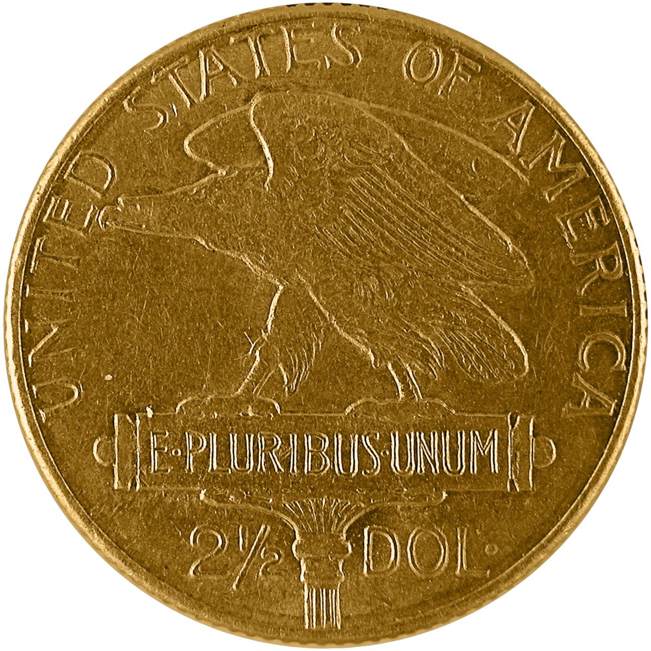 1915 Panama-Pacific Expo Gold Quarter Eagle Reverse