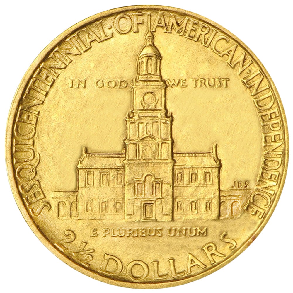 1926 Sesquicentennial Gold Quarter Eagle Reverse