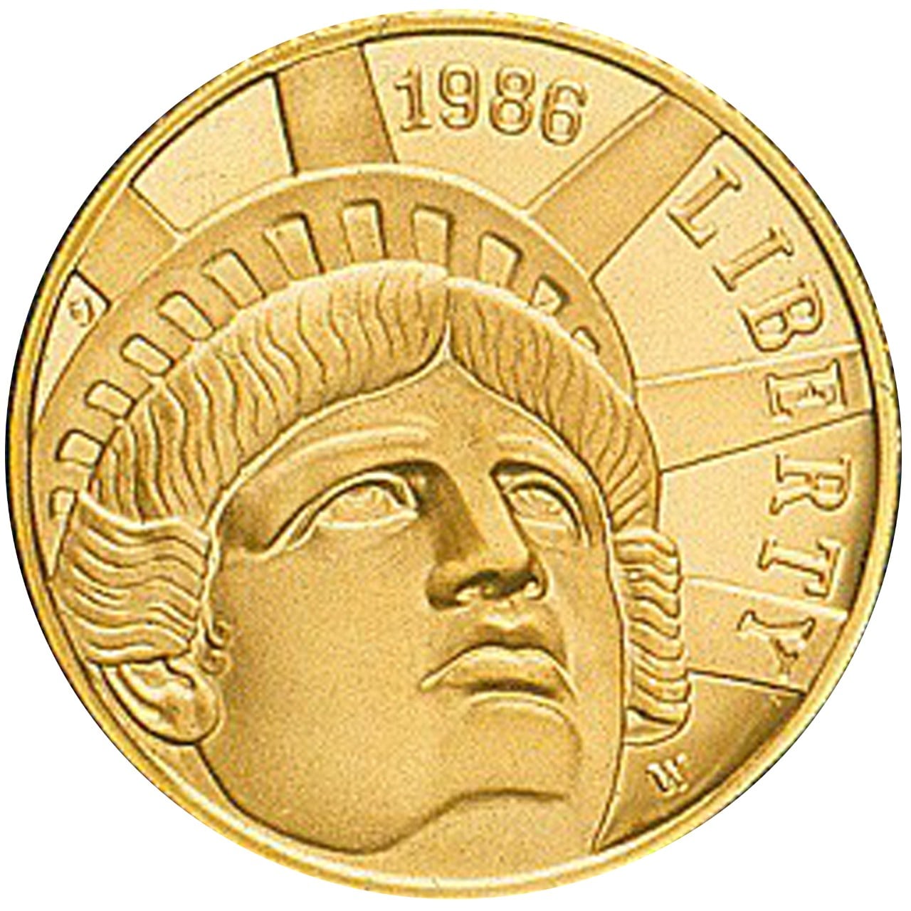 1986 Statue of Liberty Gold Commemorative Obverse