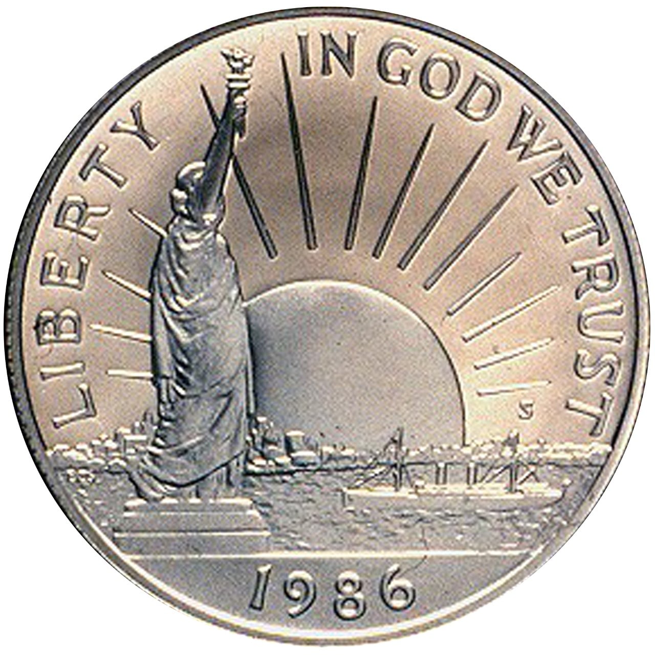 1986 Statue of Liberty Clad Half Dollar Obverse