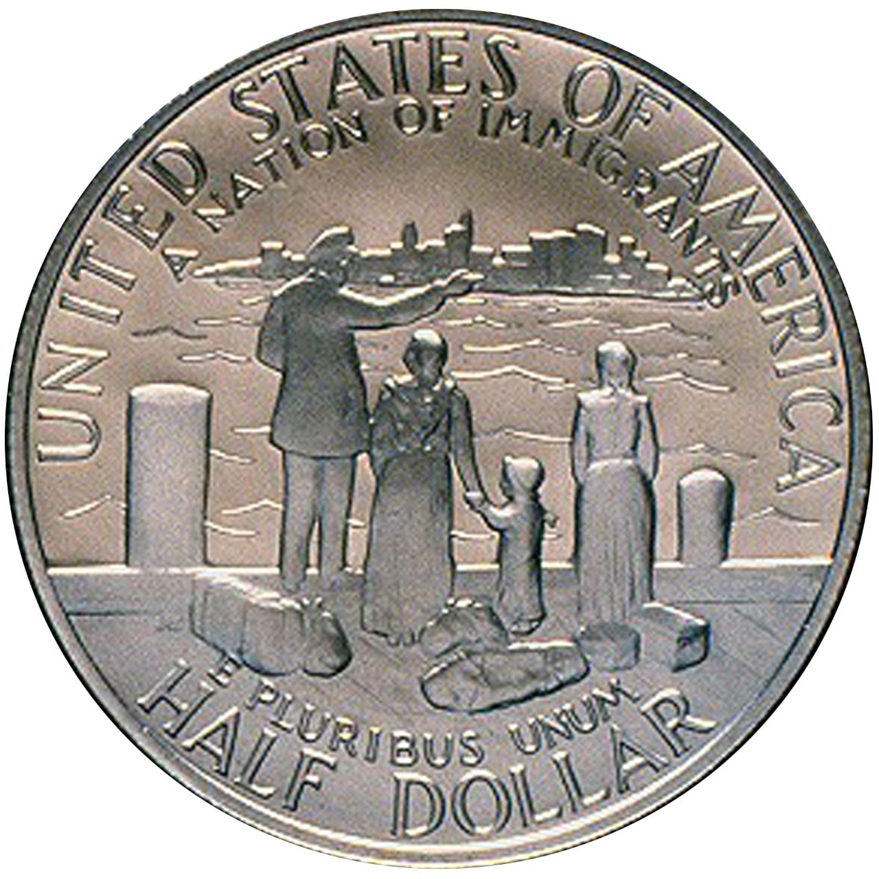 1986 Statue of Liberty Clad Half Dollar Reverse