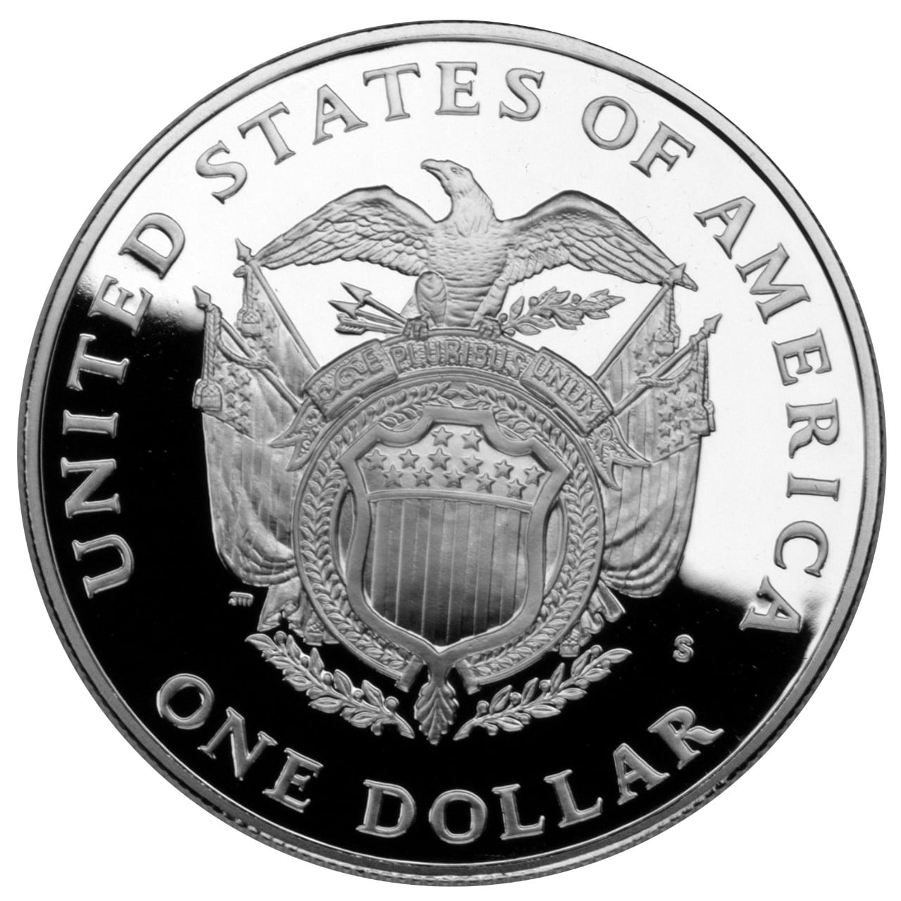 1995 U.S. Capitol Commemorative Proof Reverse