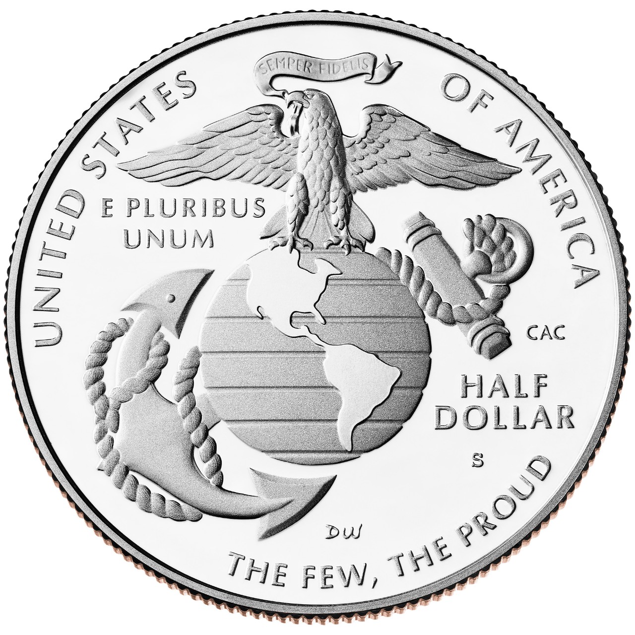 2025 U.S. Marine Corps Proof Clad Reverse