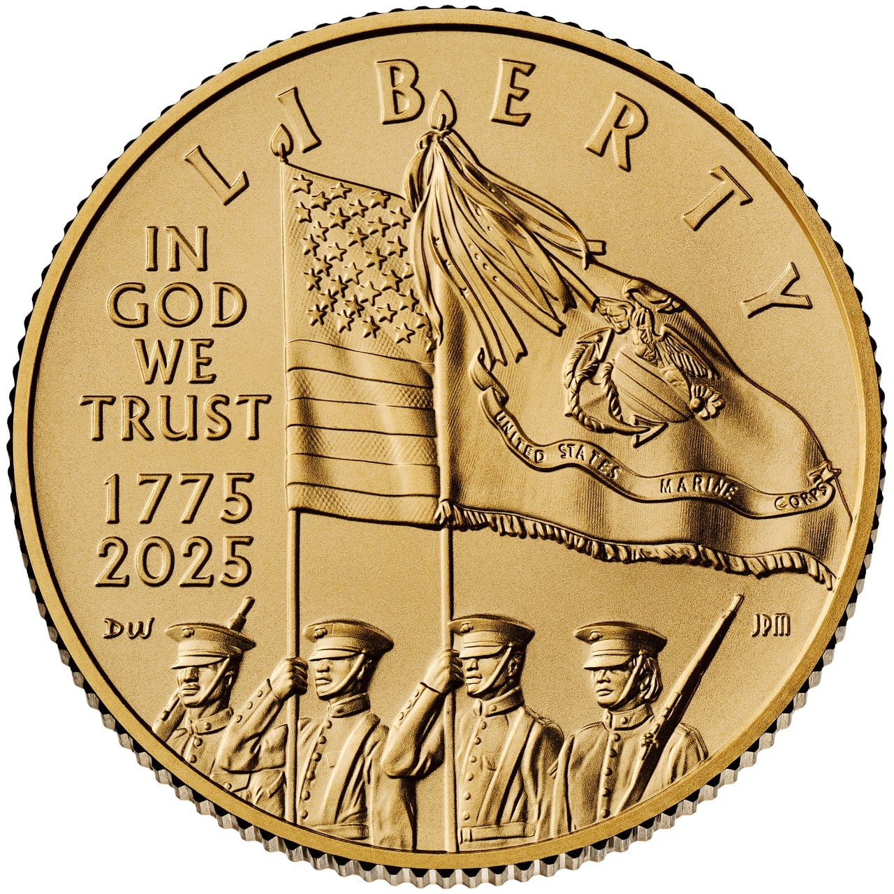 2025 U.S. Marine Corps Uncirculated Gold Obverse