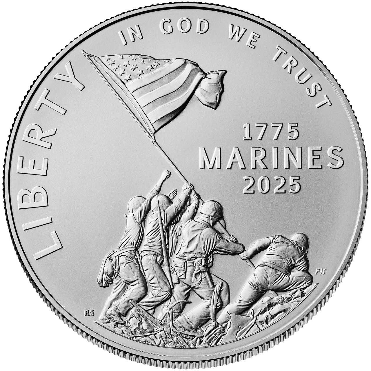 2025 U.S. Marine Corps Uncirculated Silver Obverse