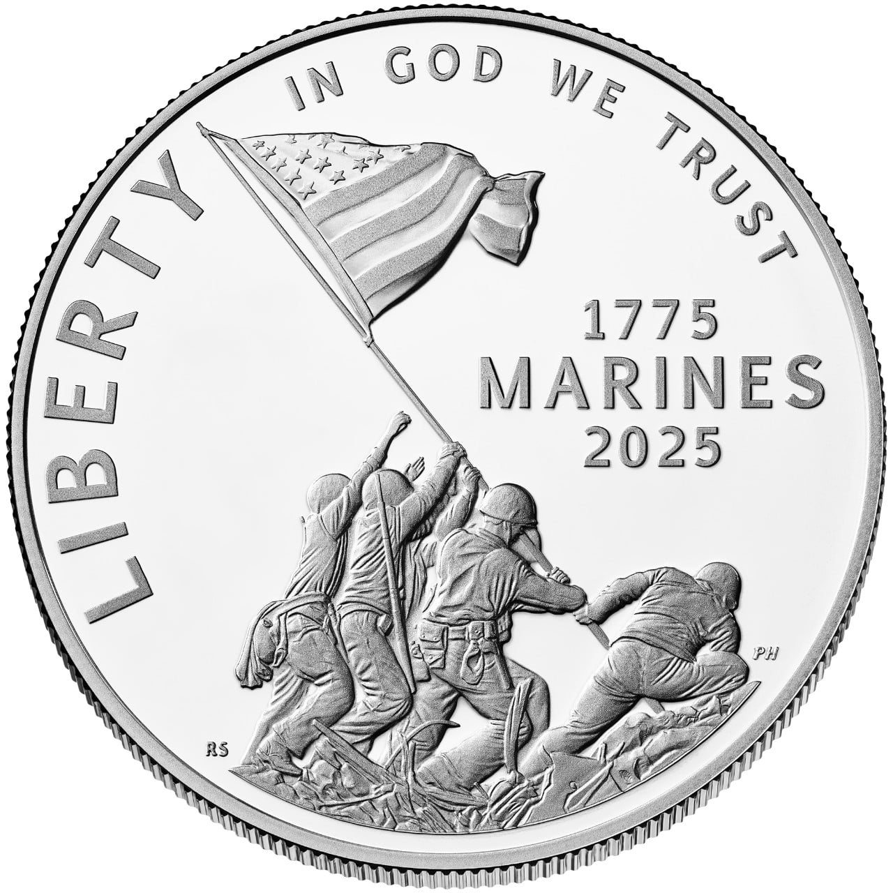 2025 U.S. Marine Corps Proof Silver Obverse