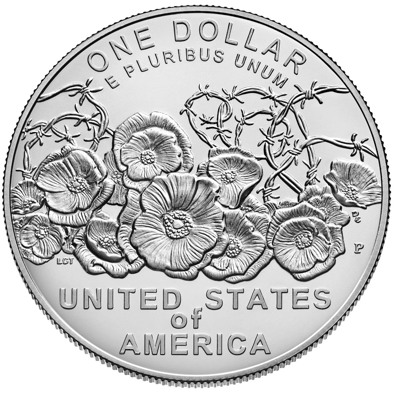 2018 World War I Centennial Commemorative Silver Uncirculated Reverse