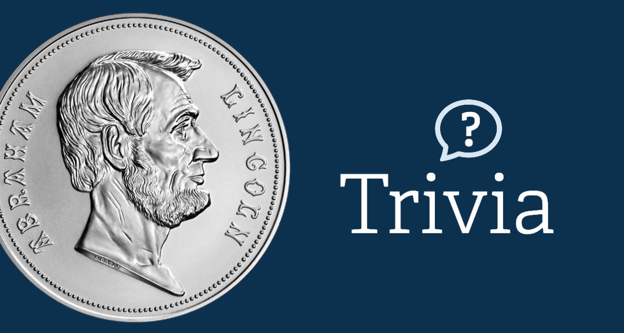 Trivia Graphic with Abe Lincoln Silver Medal