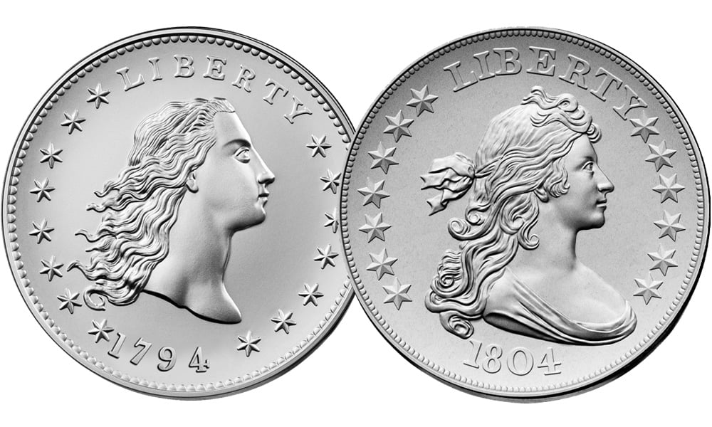 Flowing Hair and 1804 Dollars
