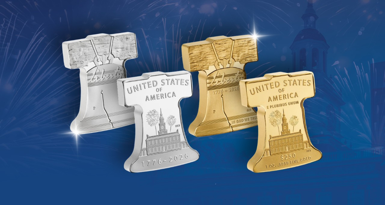 Freedom Ringing Liberty Bell Coins & Medals