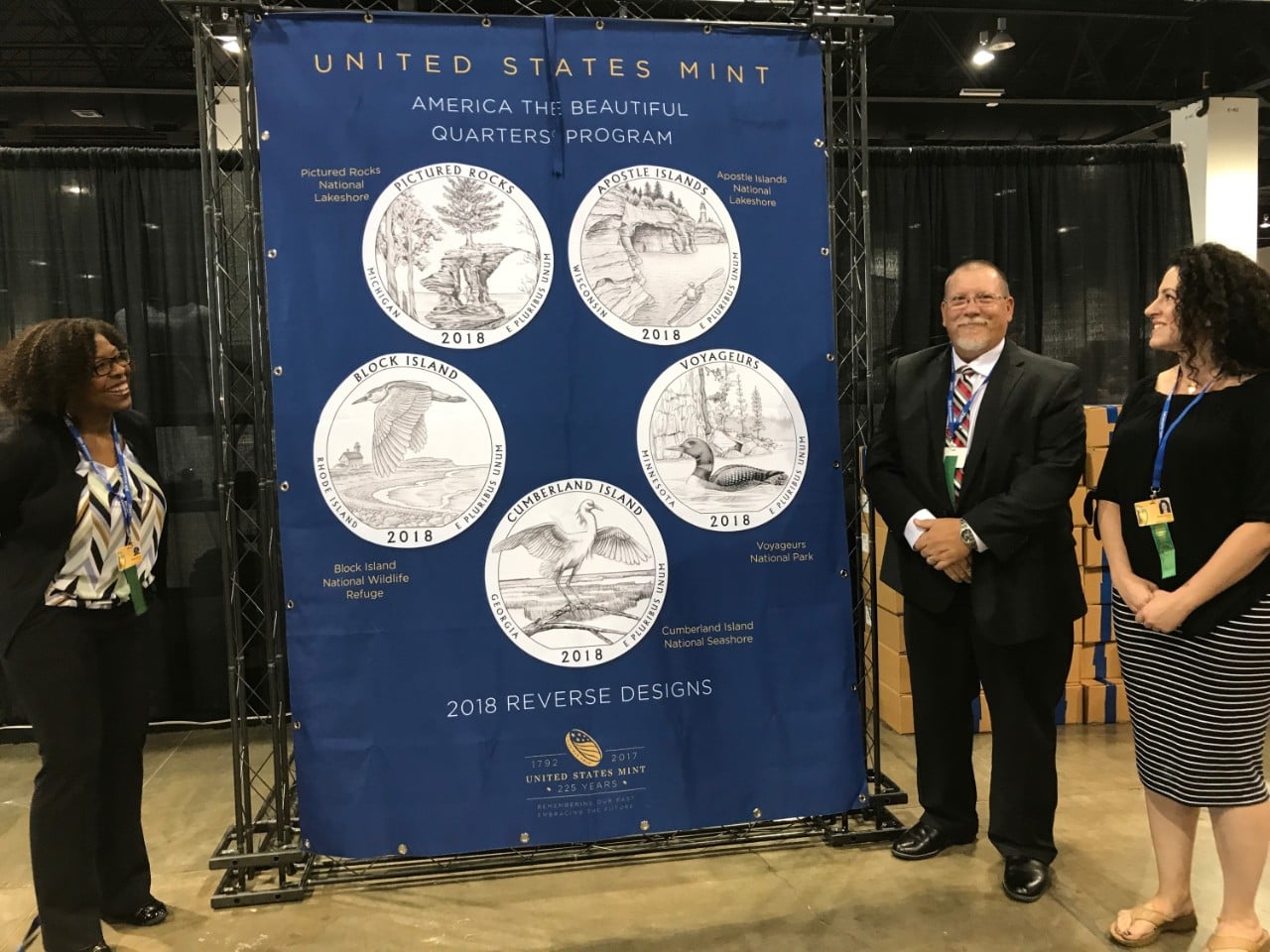 Designs for the 2018 America the Beautiful Quarters(R) Program are unveiled.