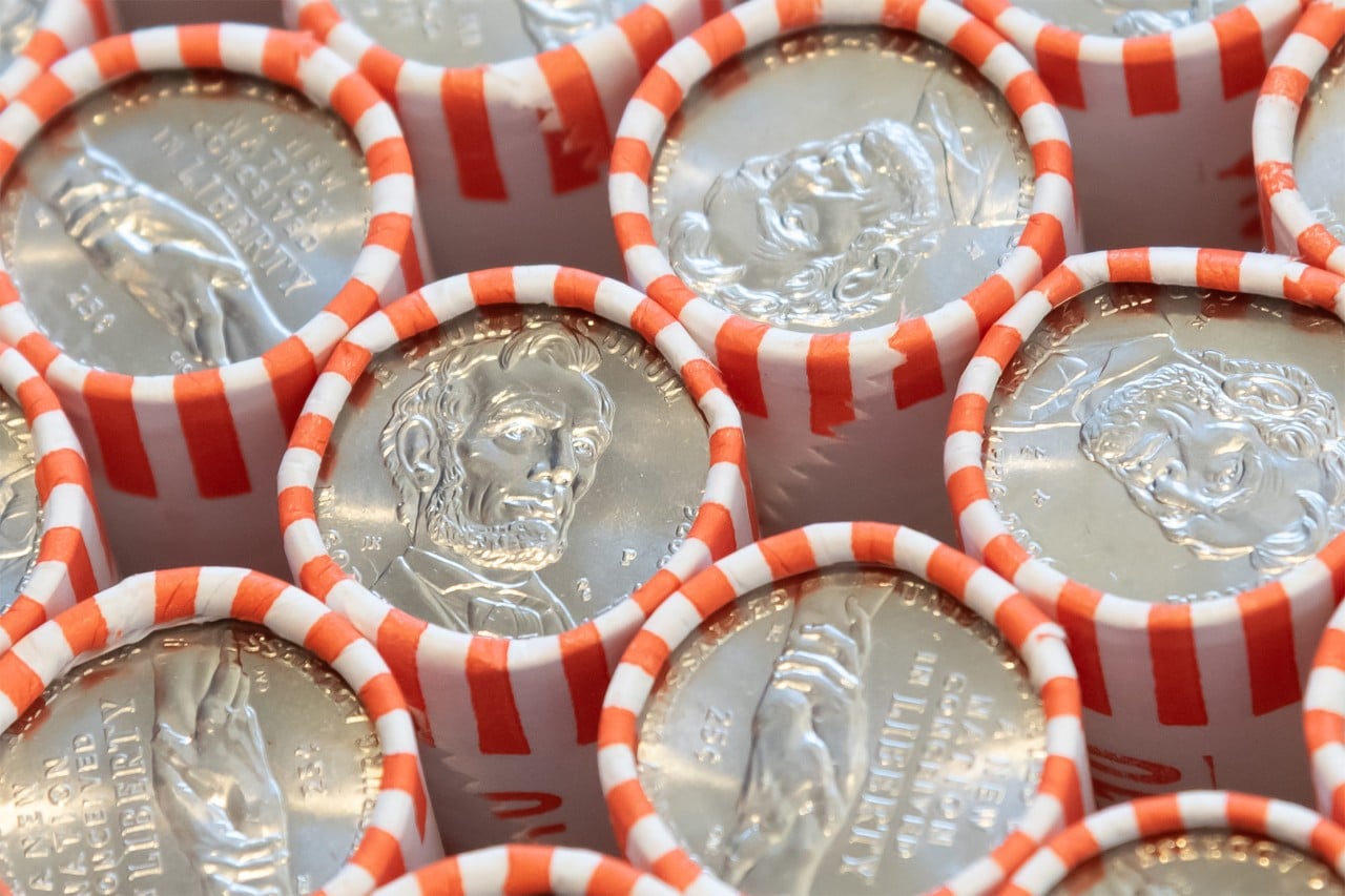 Rolls of Gettysburg Address Quarters