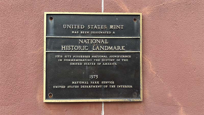 New Orleans Old Mint Plaque