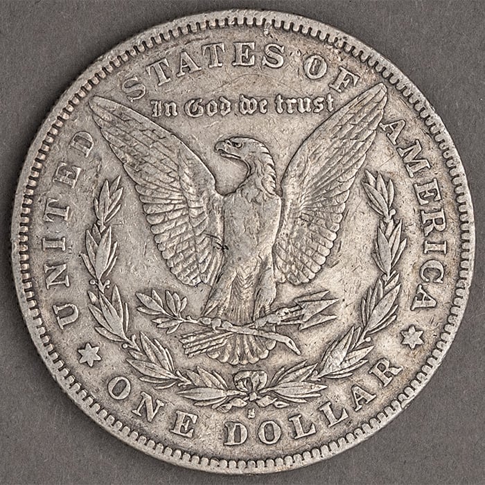 1878 Morgan Dollar Reverse San Francisco