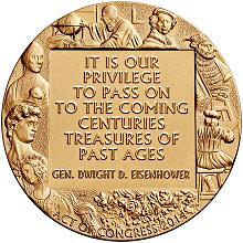 Monuments Men Bronze Medal Reverse