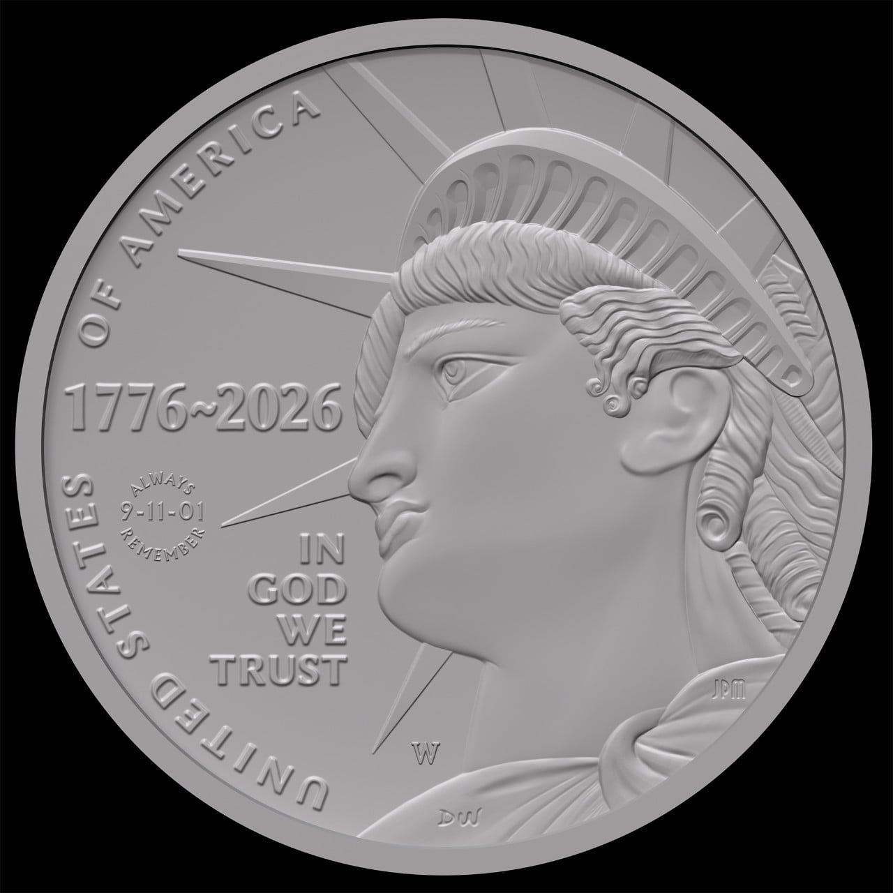Enduring Liberty Half Dollar with 9-11 Privy Mark