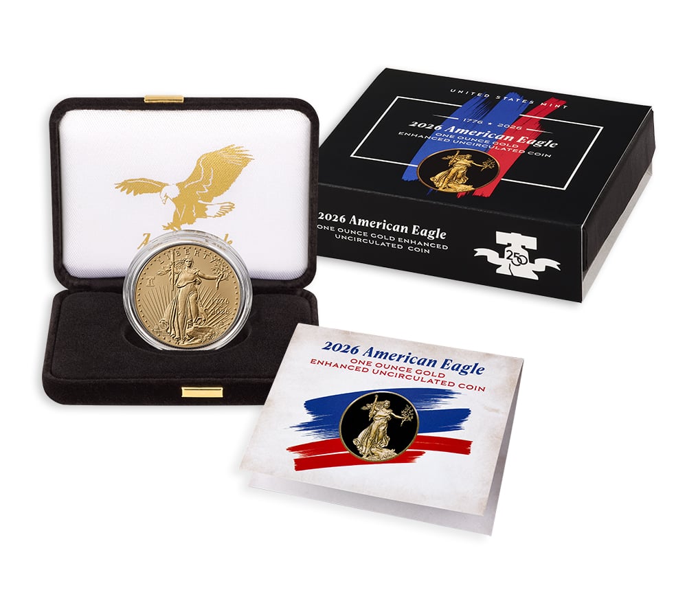 American Eagle 2026 One Ounce Gold Enhanced Uncirculated Coin