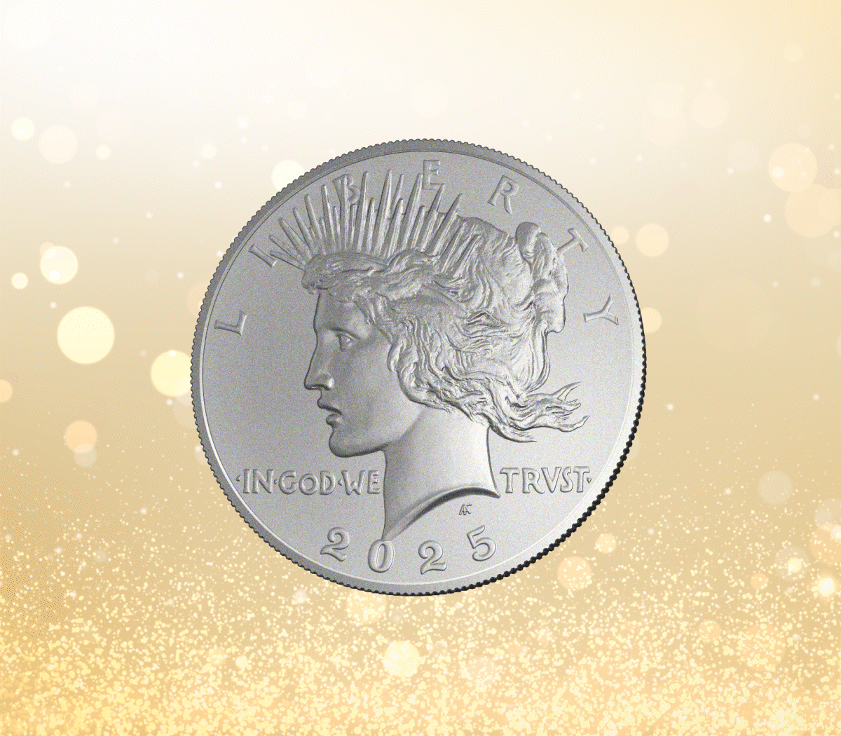 Peace Silver Dollar 2025 Uncirculated Coin, , video video number 2.0