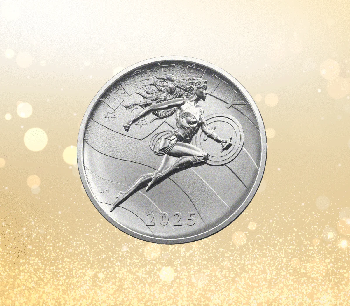 Comic Art 2.5 Ounce Silver Medal &ndash; Wonder Woman&trade;, , video video number 3.0