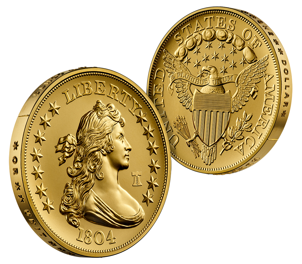 Best of the Mint 1804 Silver Dollar Gold Coin and Silver Medal Set | U ...