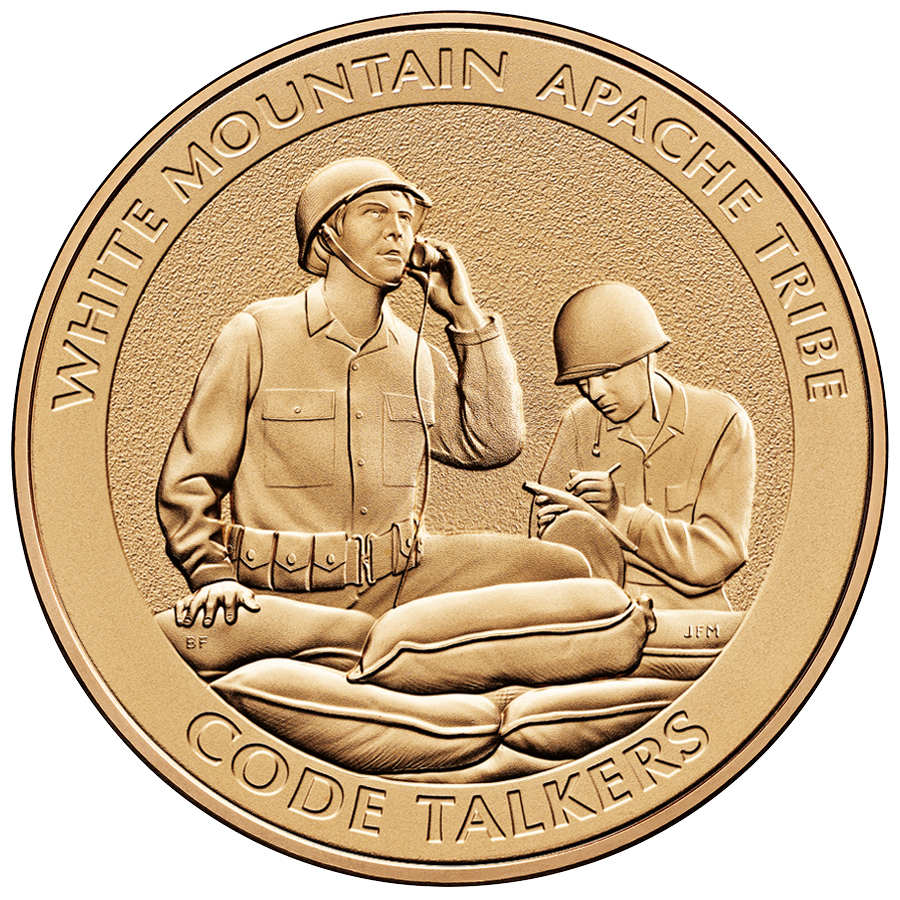 CAMP KOBE 米軍トークン 10セント White Mountain Apache Tribe Code Talkers Bronze Medal | US Mint