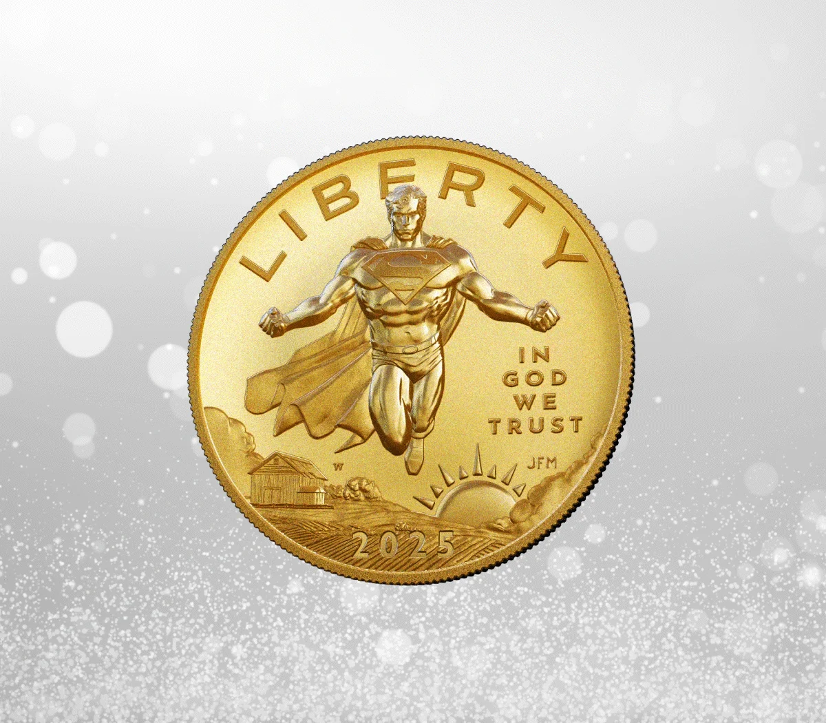 Comic Art 24-Karat Gold Proof Coin &ndash; Superman&trade;, , video video number 2.0
