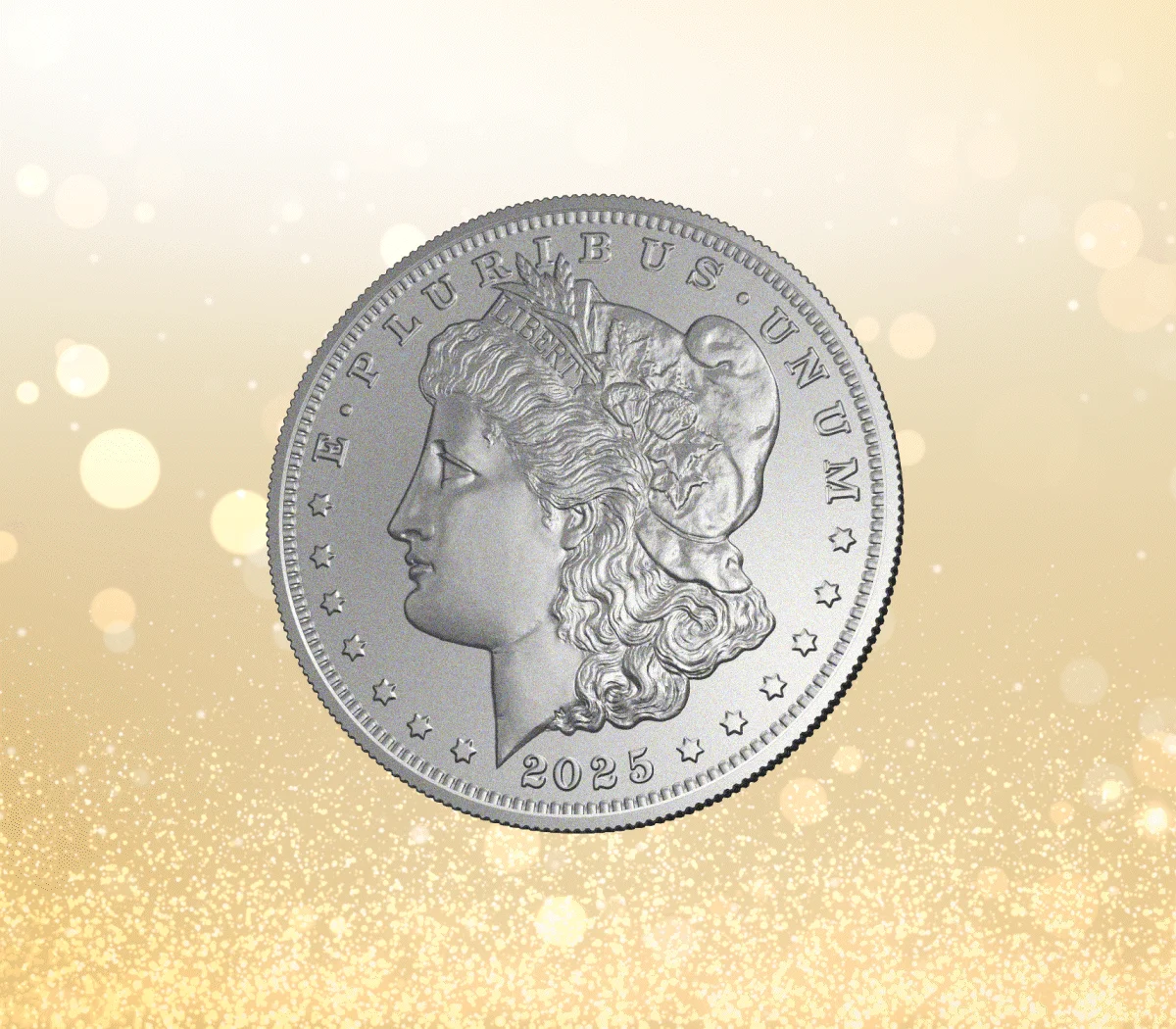 Morgan Silver Dollar 2025 Uncirculated Coin, , video video number 2.0