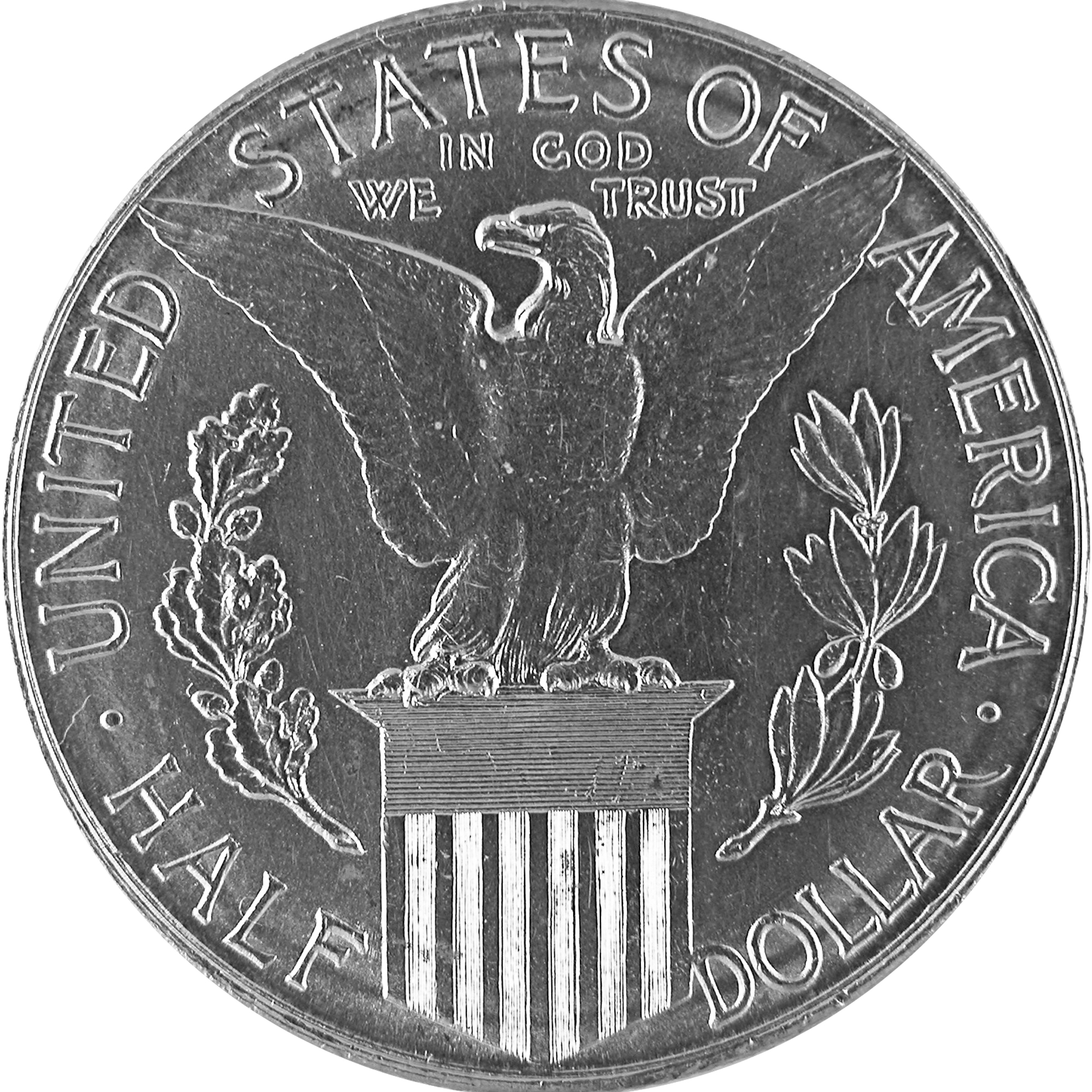 1915 Panama Pacific Exposition Commemorative Silver Half Dollar Coin Reverse