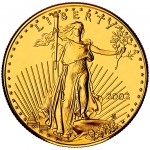 2002 American Eagle Gold One Ounce Bullion Coin Obverse