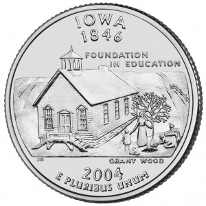2004 50 State Quarters Coin Iowa Uncirculated Reverse