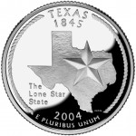 2004 50 State Quarters Coin Texas Proof Reverse